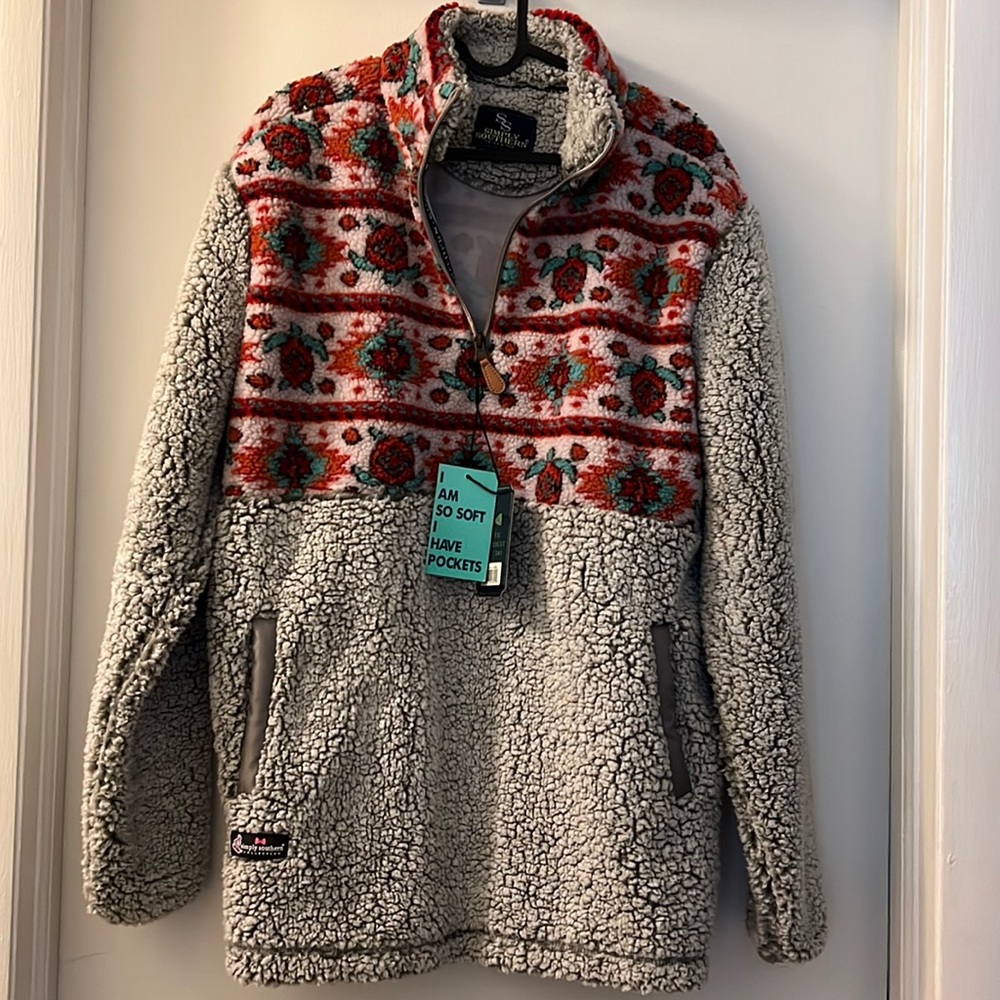 NWT Simply Southern pullover fleece